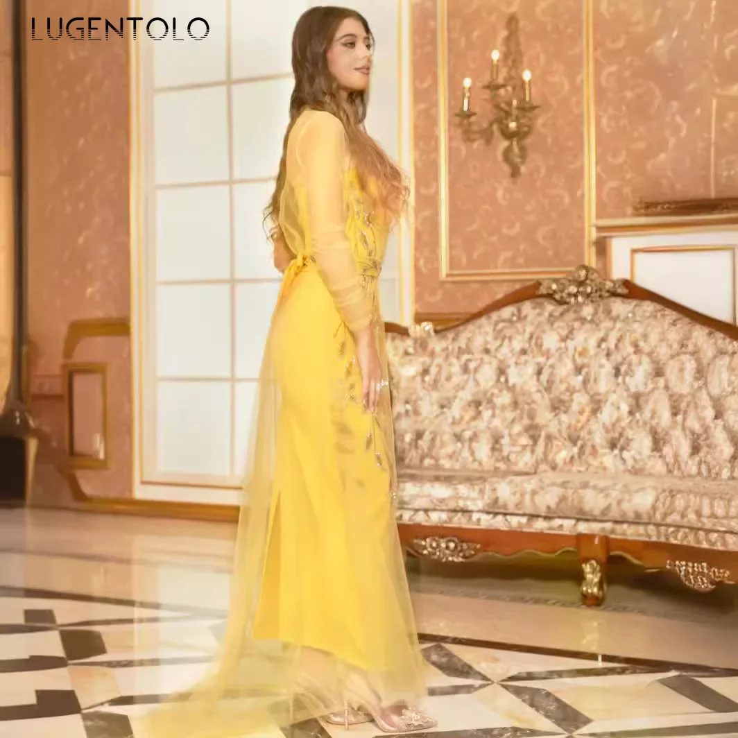 Женское элегантное платье-кафтан платье популярный стиль бриллиантовый