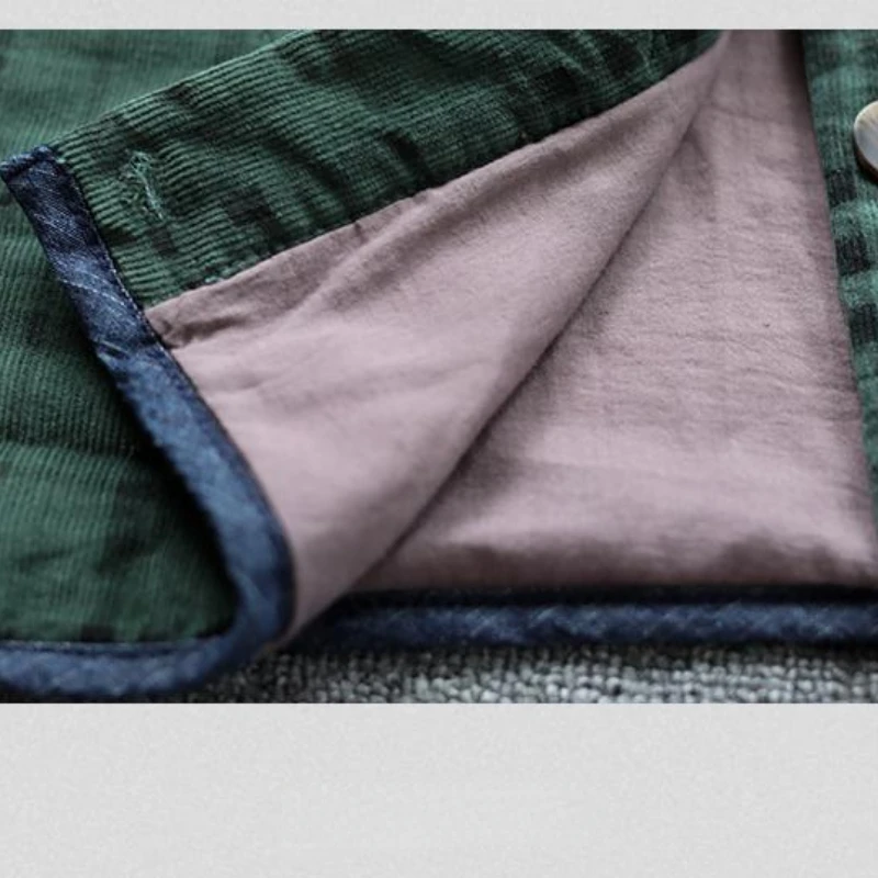 New Winter Coat for Women Oversize Jackets Plaid Cotton Jacket Loose Harajuku Korean Fashion Short Tops Cotton Clothing