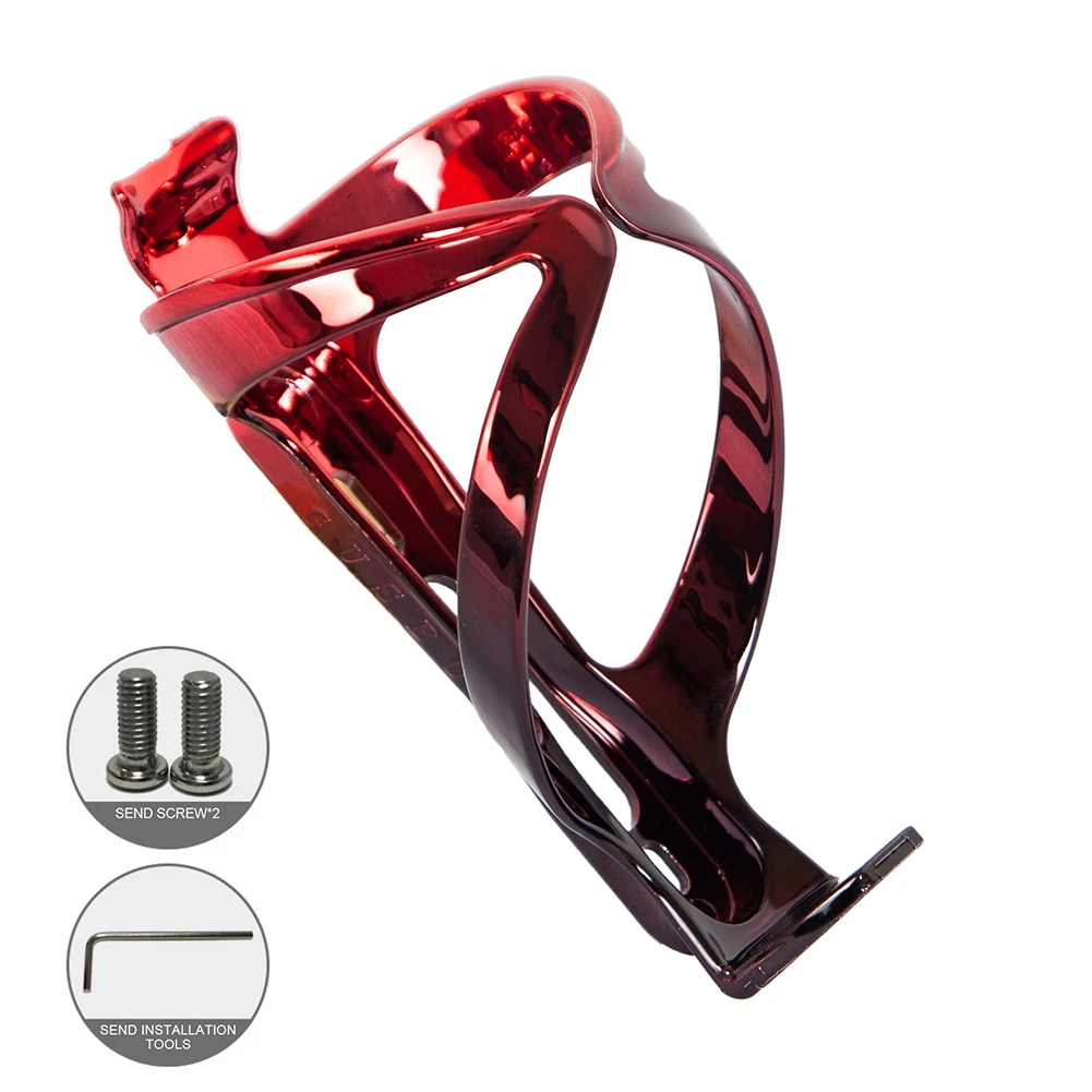 

Colorful Bicycle Water Bottle Holder Plastic Rainbow Water Bottle Cage MTB Road Bike Cup Holder Drink Rack Cycling Accessories