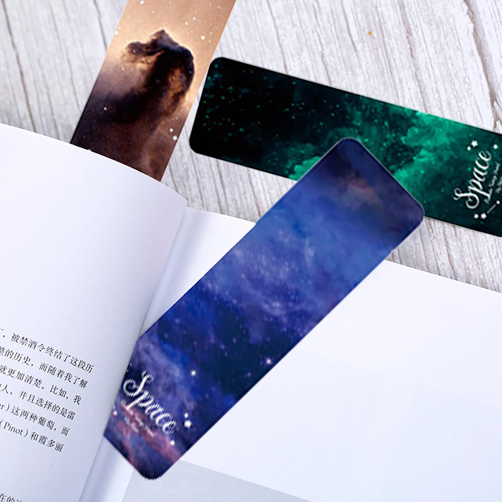 Ретро-закладка для студентов цветная космическая Закладка бумага креативные