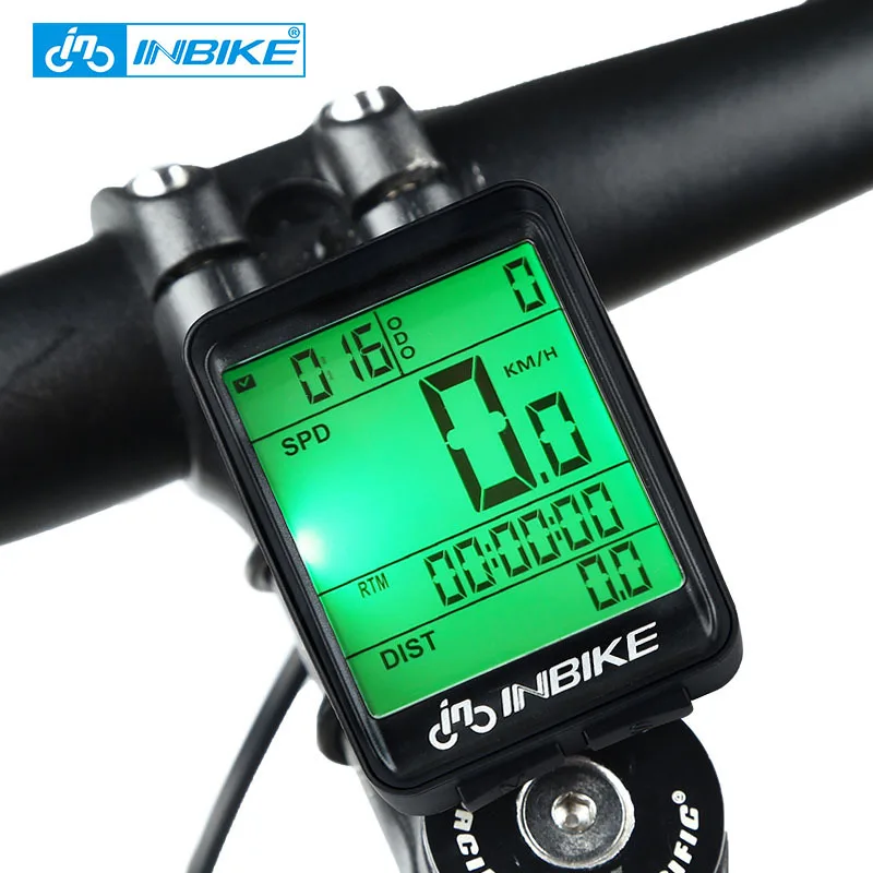 

INBIKE Bicycle Computer English Version Wireless Cycling Odometer Waterproof Bike Speedometer Stopwatch Bicycle Accessories