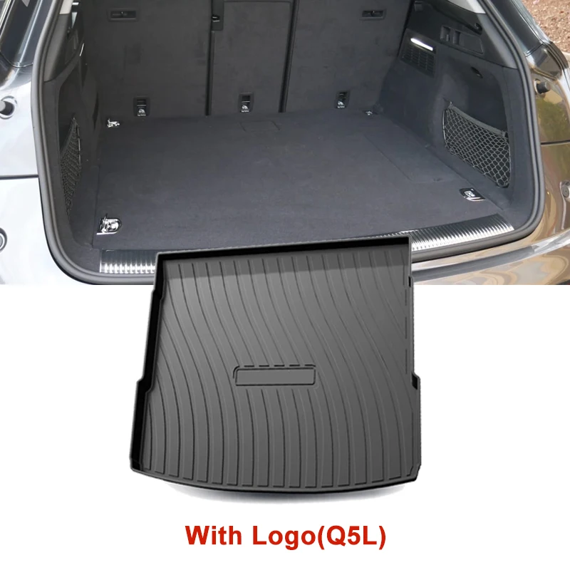 

LHD для Audi Q5L MK2, аксессуары 2018 2019 2020 2021 2022 2023 2024, коврик в багажник/напольный коврик из ТПЭ, водонепроницаемые коврики для багажника, коврики