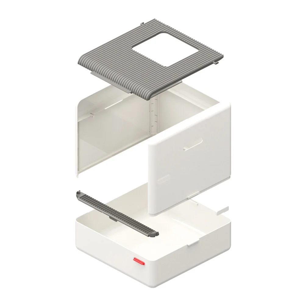 Ящик для кошачьего туалета полностью закрытый с совками роскошный