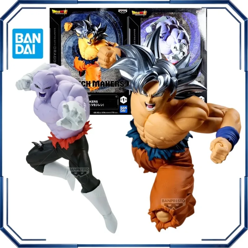 Фото Набор фигурок Banpresto Match Makers: Сон Гоку в Ультраинстинкте, Джирен. Фигурка из аниме «Драгонболл Супер». Коллекционная модель, игрушка, подарок, для демонстрации. №1