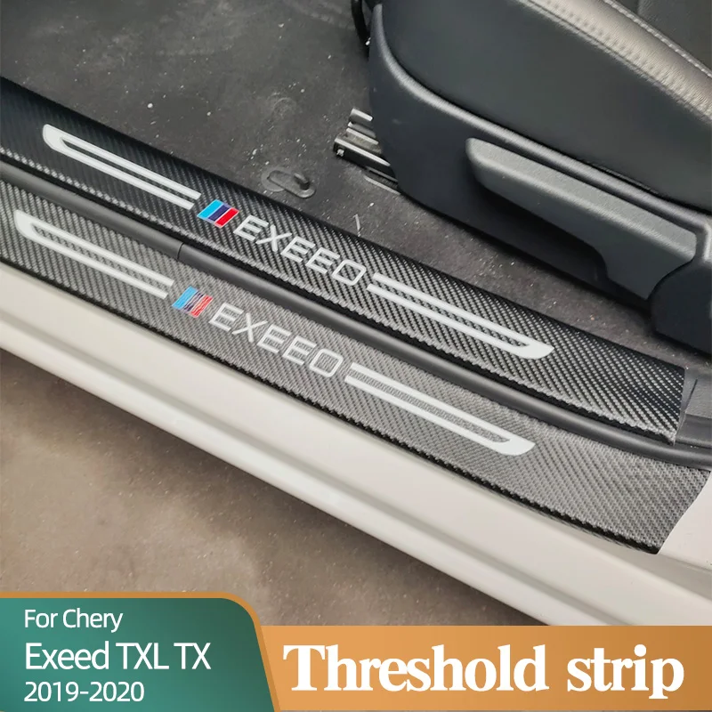 

Наклейки на пороги Chery Exeed TXL TX 2019-2021, водостойкие