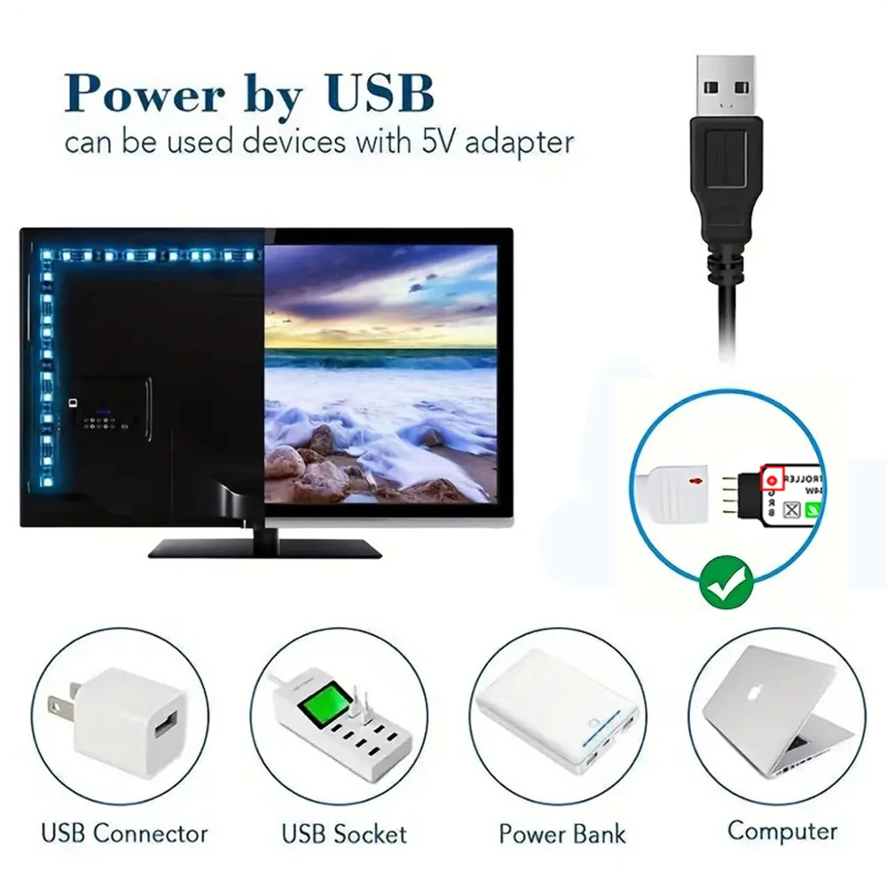 RGB светодиодная лента Mikenoon 10 м/20 м/30 м