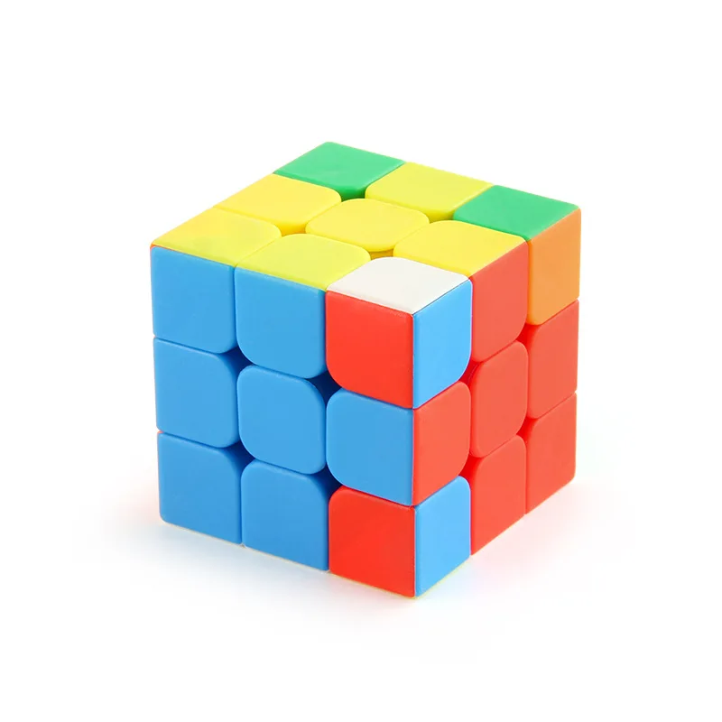 Фото Новинка 3x3x3 магический куб для начинающих поворотный скоростной куб профессиональный магический куб Пазлы обучающая игрушка для детей №5