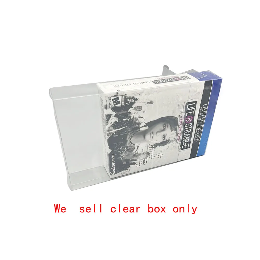 

Clear transparent box For PS4 Life is Strange Before the Storm Limited version game Transparent Display storage PET Box cover