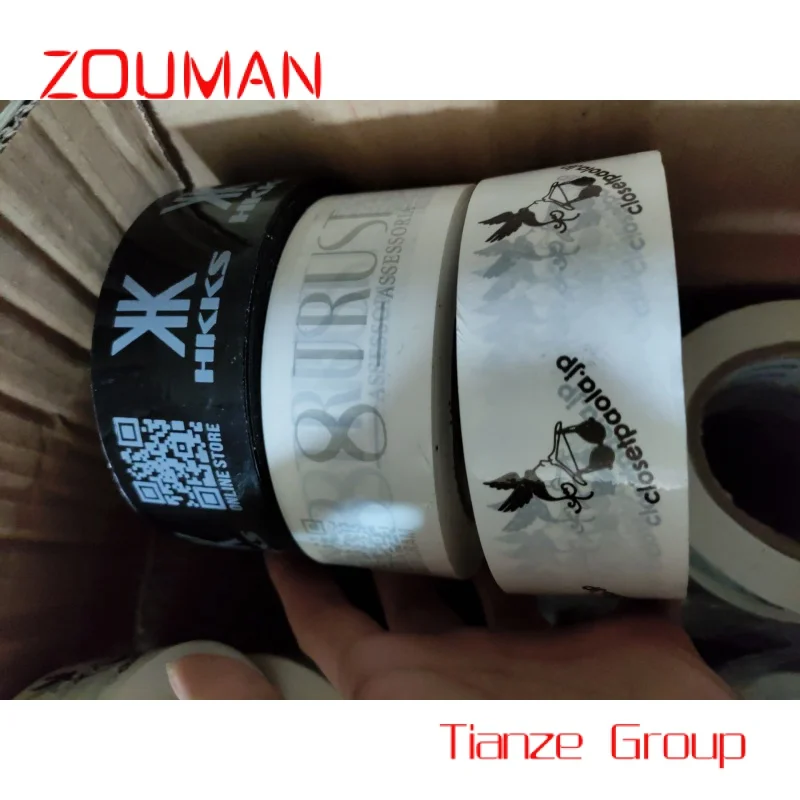 Фирменные поставщики Jumbo Roll клейкая печать индивидуальный логотип напечатанный