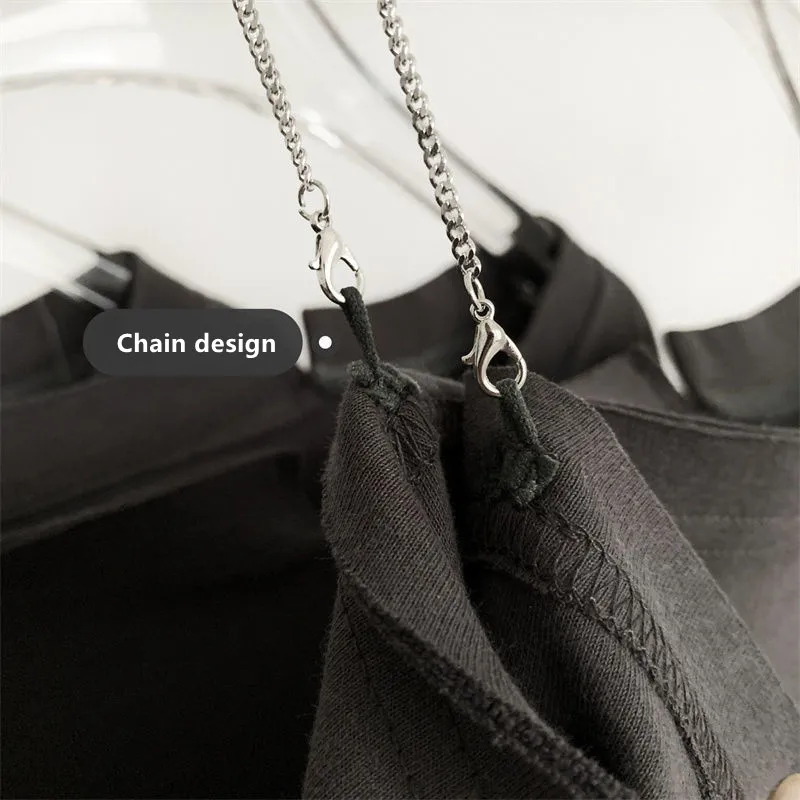 Women Vintage Print T-shirt Fairy Grunge 2021 New Autumn Long Sleeved Cool Girl Rock Strapless Tees Loose Harajuku Tops