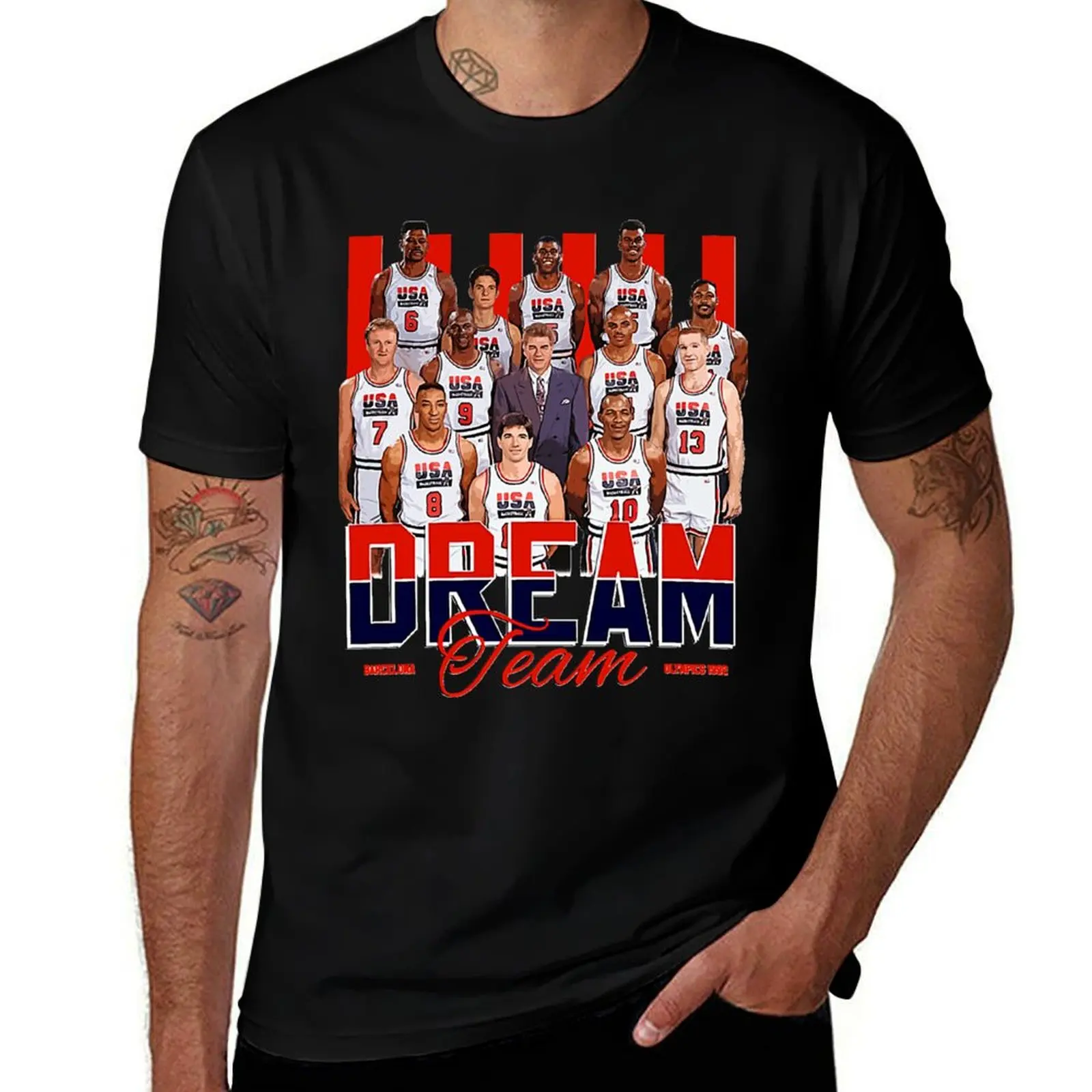Фото Футболка Dream Team, повседневная футболка с коротким рукавом №1