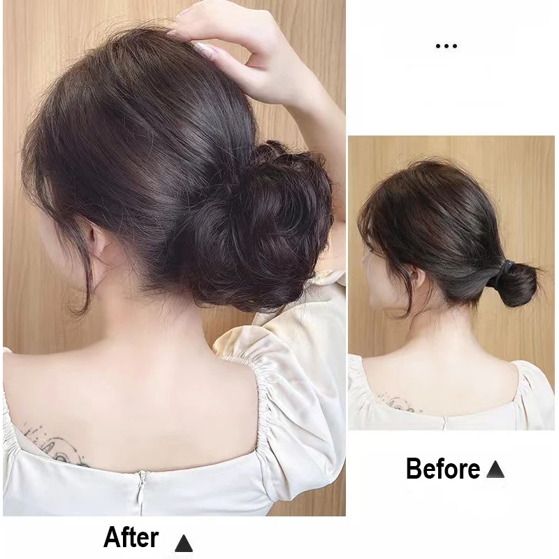 Синтетические Заколки Для Волос Sunslymei Shinyon Вьющиеся Грязный Хвост Наращивание