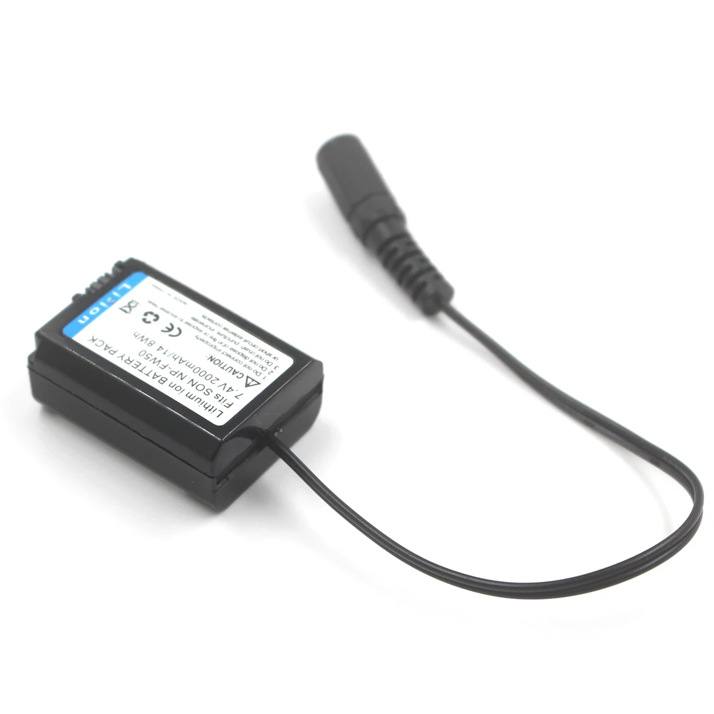 Фотокамера аккумуляторная муфта адаптер с разъемом постоянного тока витой