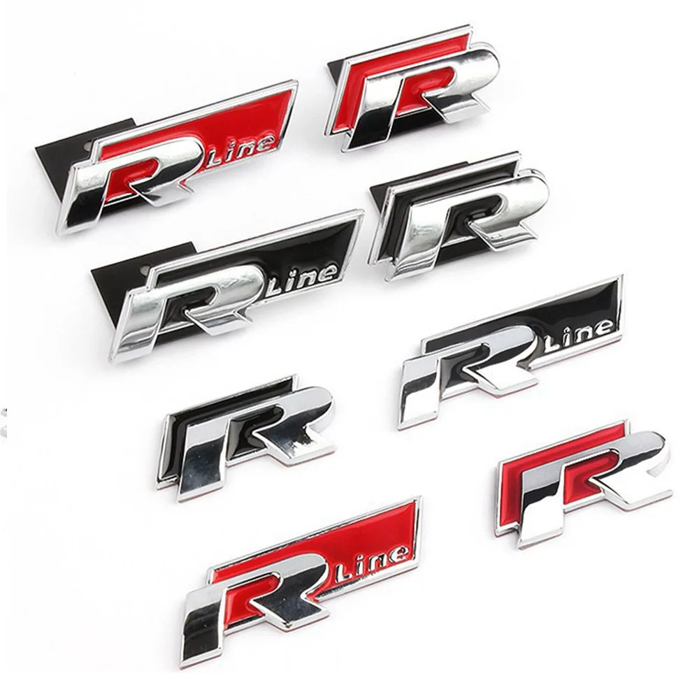 

Для Volkswagen R Series стандартная зеркальная Модифицированная Golf 6 Maiteng новая Sagitar Ro CC значок с логотипом серии R аксессуары для наклеек