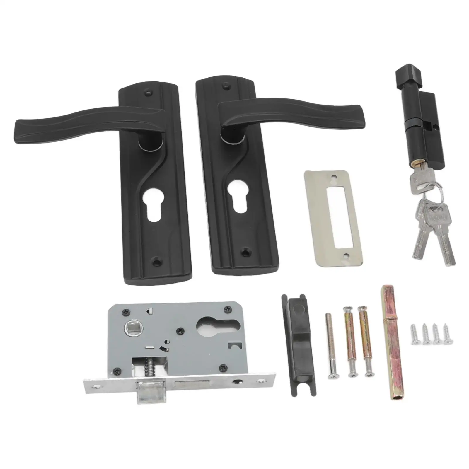 Универсальный бесшумный подшипник из марганцевой стали набор дверных ручек с