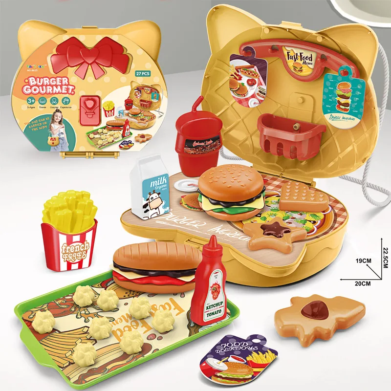 

Детская игрушка для кухни, детская посуда с имитацией готовки, кухонная утварь, коробка для хранения ювелирных изделий для девочек