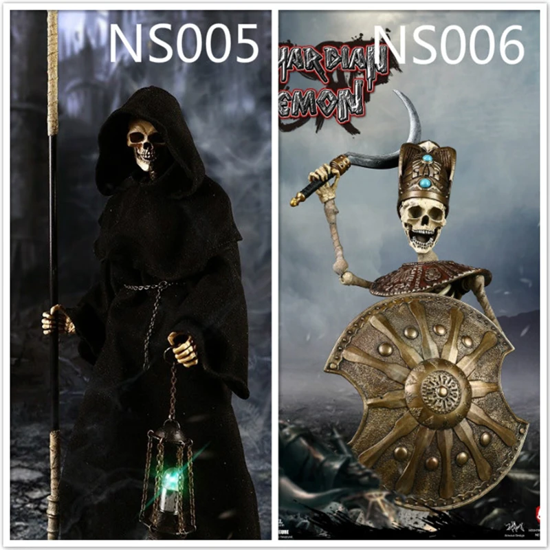 

In Stock COOMODEL NS005 NS006 1/6 Full Set Nightmare Series Death Soul Reaper Egypt Skeleton Guardian 12'' Action Figure Model