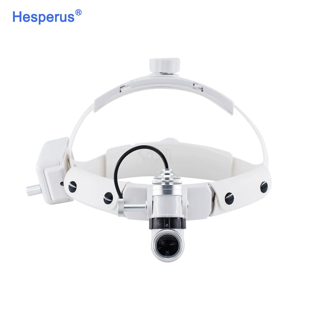 Налобный фонарь белый светильник с бинокулярными лупами регулируемой яркостью