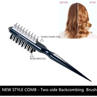 multifunction hair styling comb shark styling professional salon heat resistant styling comb tools accessories
