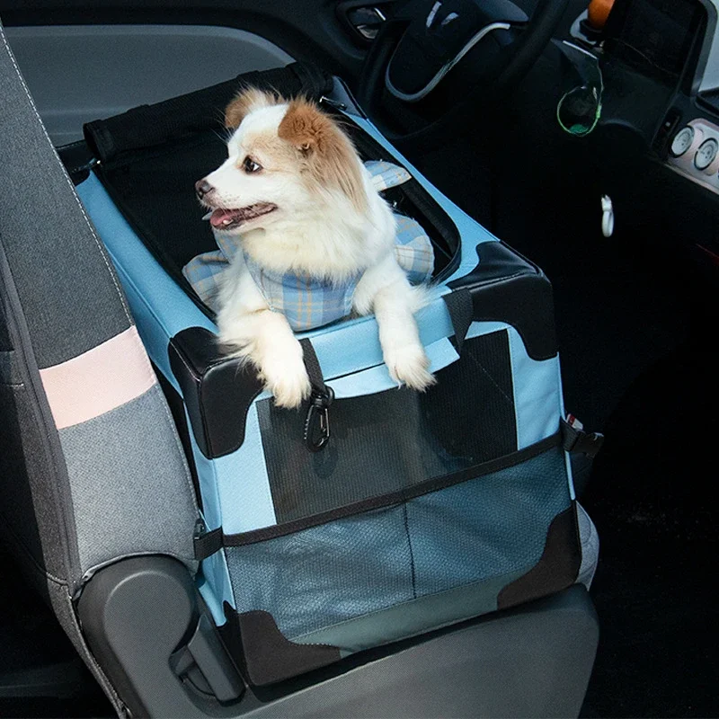 Переносная сумка для домашних животных автомобильная клетка портативная