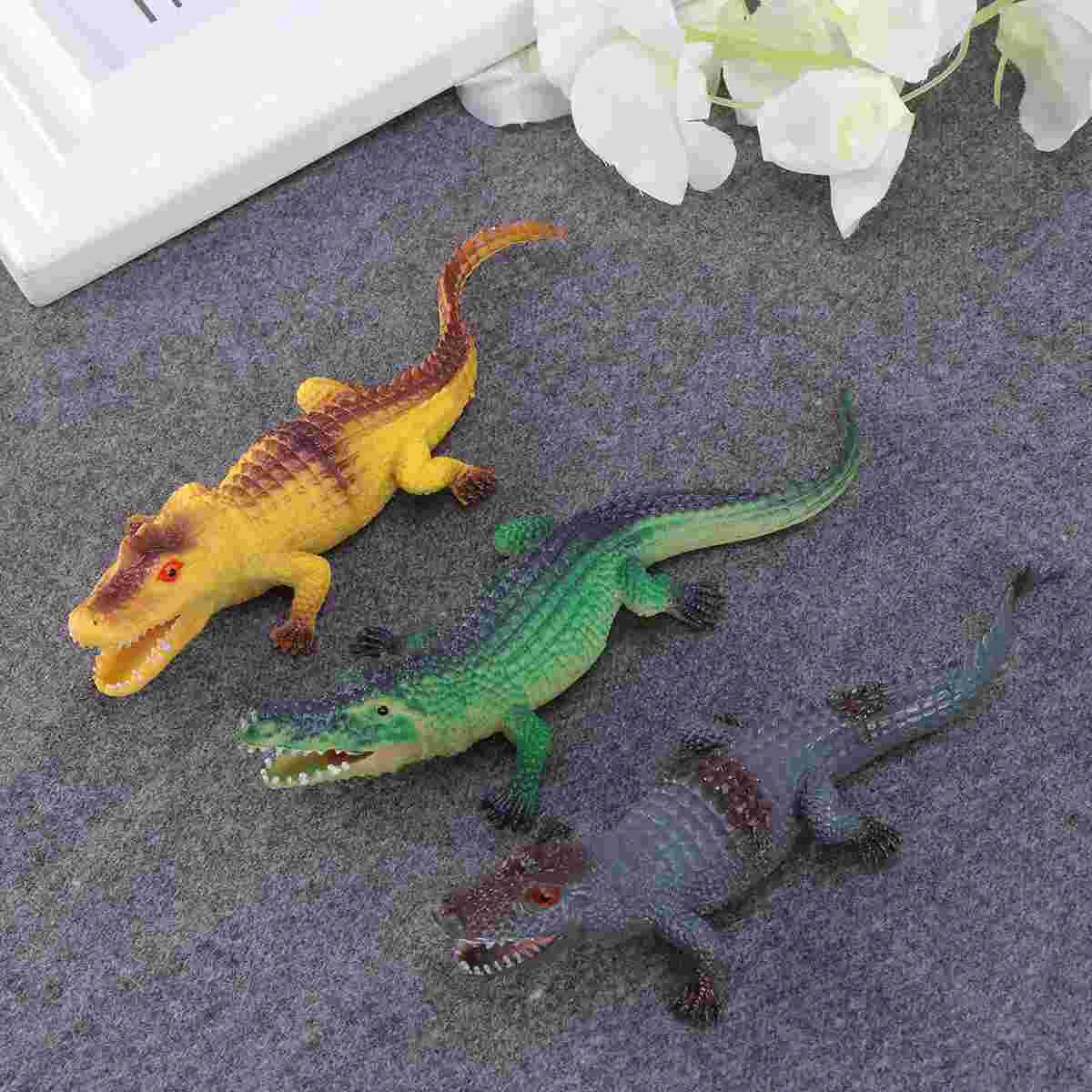 

8 шт., Реалистичная фигурка аллигатора для мальчиков и девочек