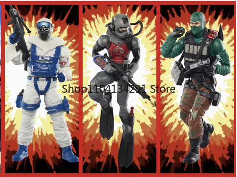 Фото Оригинальный G.I. Joe Special Forces: Веноморский угорь, бриджхед, снежная змея, 6-дюймовая подвесная открытка, Коллекционная фигурка в подарок №2