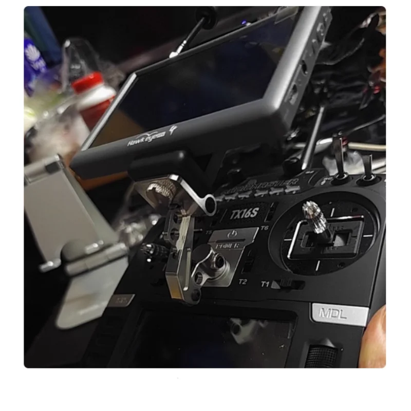 Модель самолета FPV дисплей кронштейн из алюминиевого сплава подходит для пульта