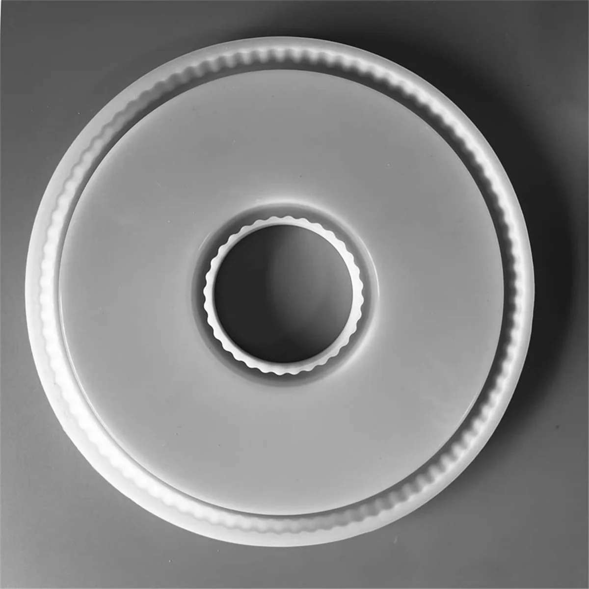 Поднос для силиконовых форм с полосками бетонная круглая пластина силиконовый