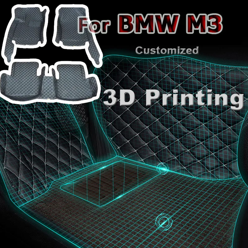 

Автомобильный напольный коврик и коврик для багажника автомобиля для BMW M3 E30 E90 E93 E92 F80 1995-2018 года, Индивидуальные напольные коврики, автомоби...