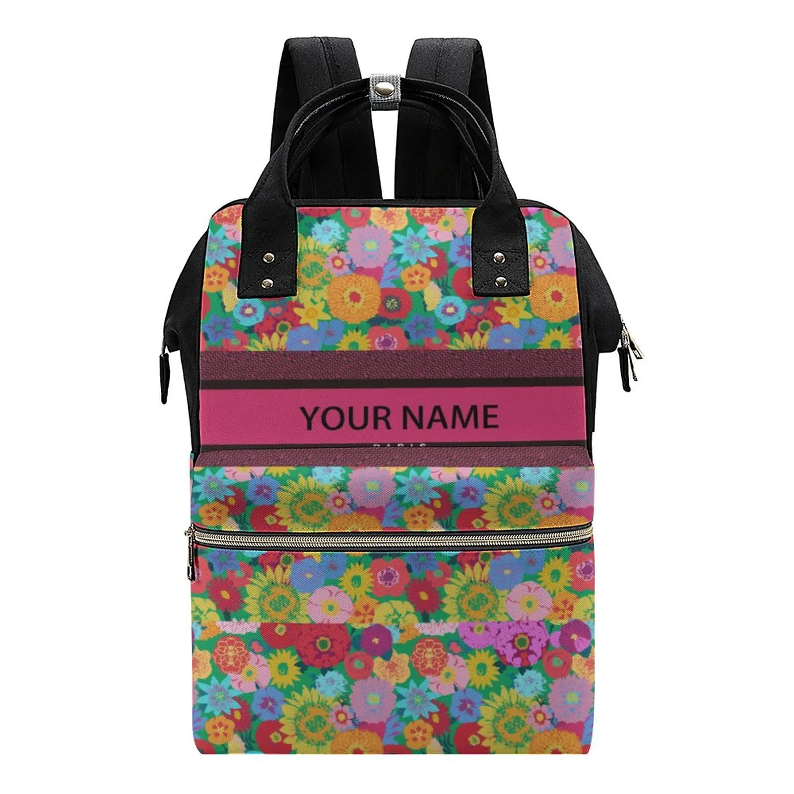 

Customized Mommy Bag Waterproof Large Capacity Fashionable and High Quality Supplies for Pregnant Women Babies Backpacks