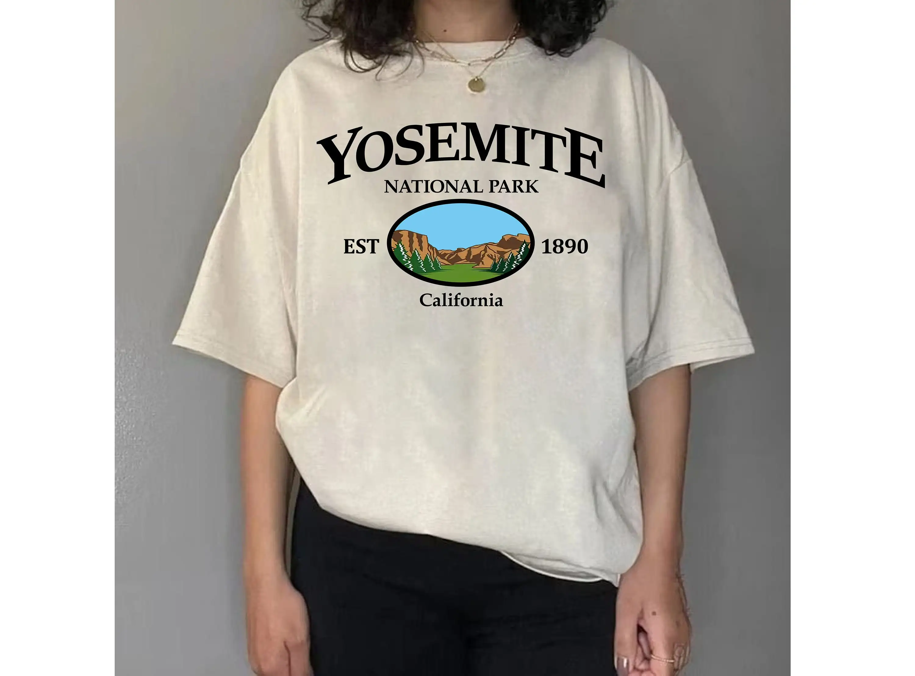 Футболка Yosemite в винтажном стиле культовый фильм ретро