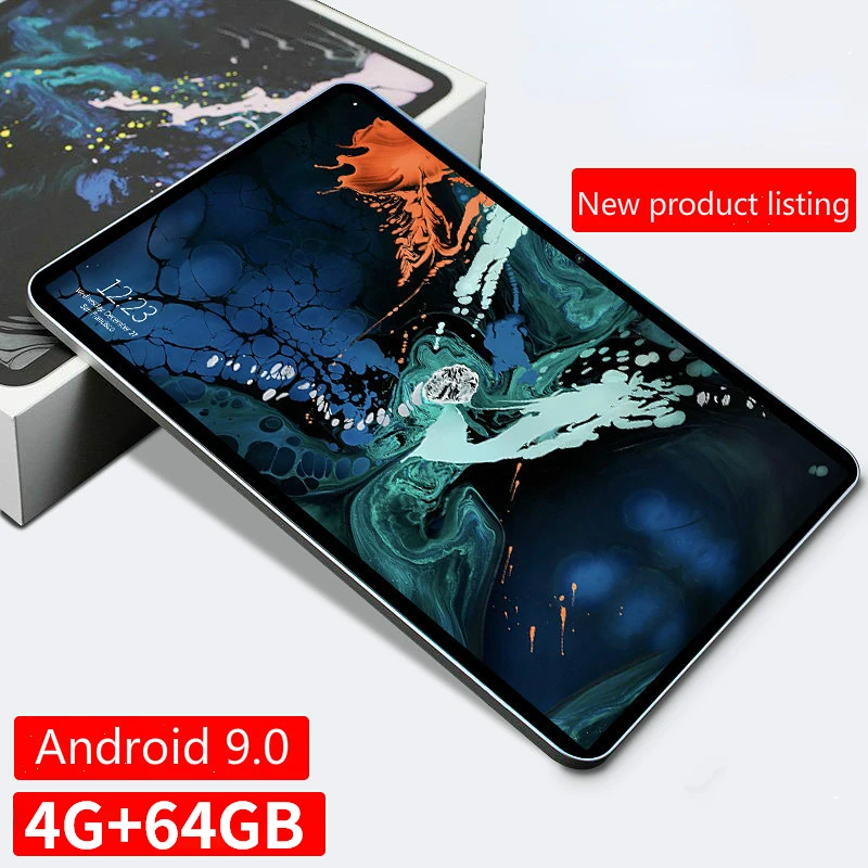 Hot Sales New 10.1 Inch Tablet Screen Mutlti Touch Android 9.0 Octa Core Ram 4GB ROM 64GB Camera Wifi 10 Inch Tablet 4G FDD