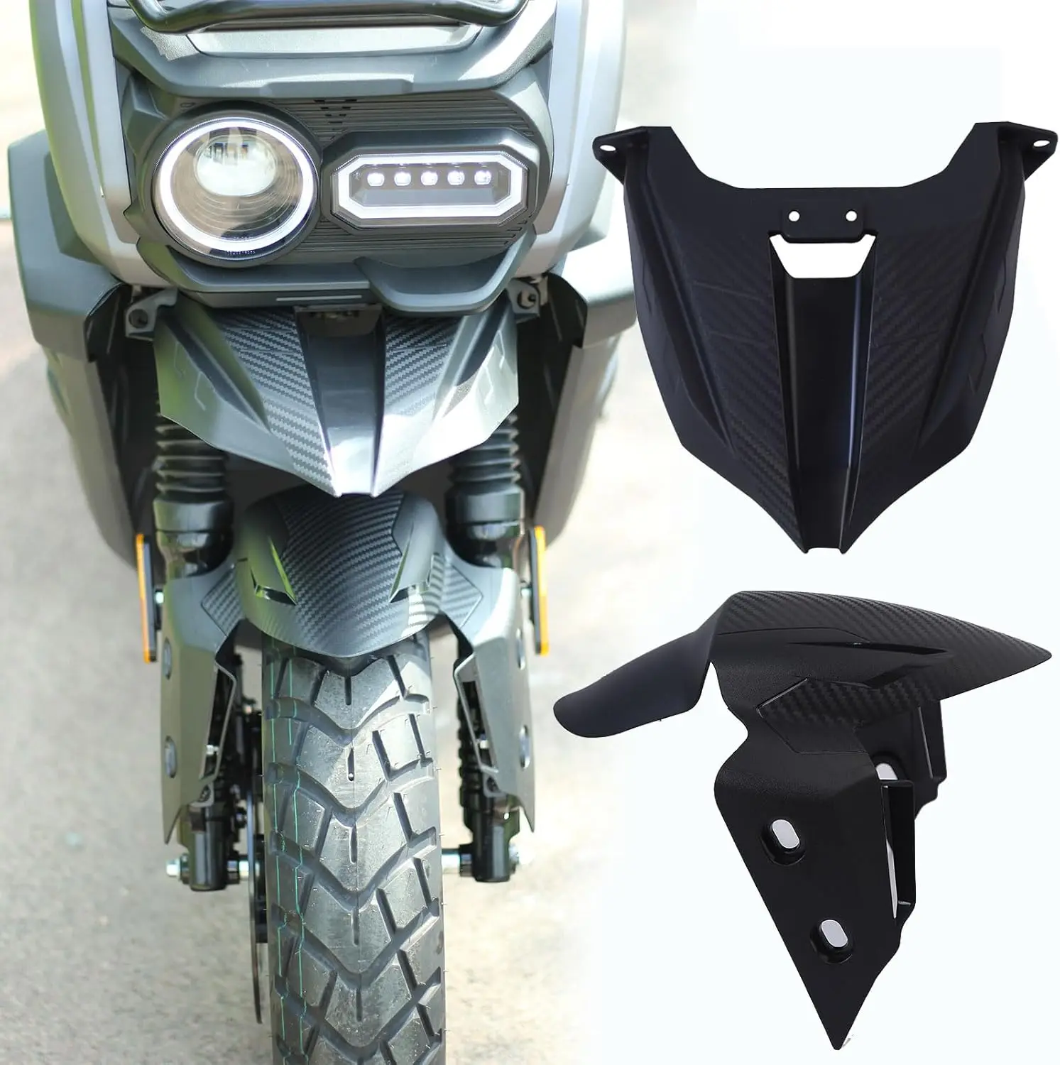 Фото Комплект переднего крыла мотоцикла из материала ABS, совместимый с YAMAHA Zuma 125cc 2022 2023 2024 №2