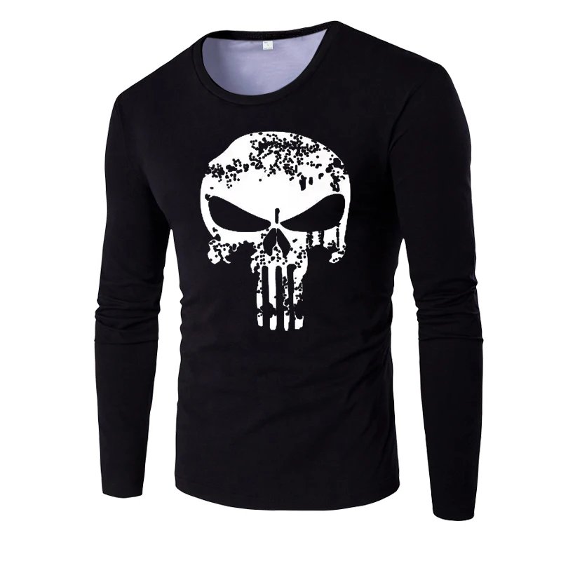 

2022 SS Men's T-Shirt Leisure Sports 3D Digital Printing Long Sleeve Male Tee Street Trend Fitness Round Neck Pullover
