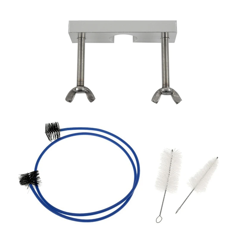 

Набор для ухода за трубой, 3 щетки в посылка с латунным наконечником, инструмент для удаления мундштука