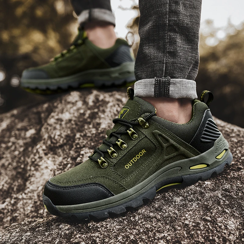 39-46# Men's Fashion Comfortable Hiking Shoes Camping Training Shoes Adult Youth Leisure Wear Resistance Breathable Hiking Shoes