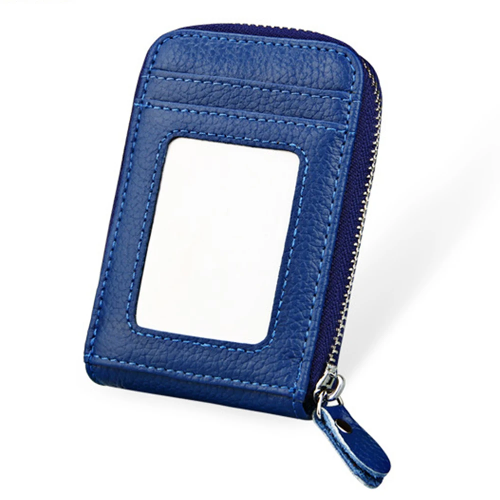 

2019 Unisex Fashion Mini Leather Wallet ID Credit Cards Holder Organizer Purse Top Quality travel Credit Card Holders Purse