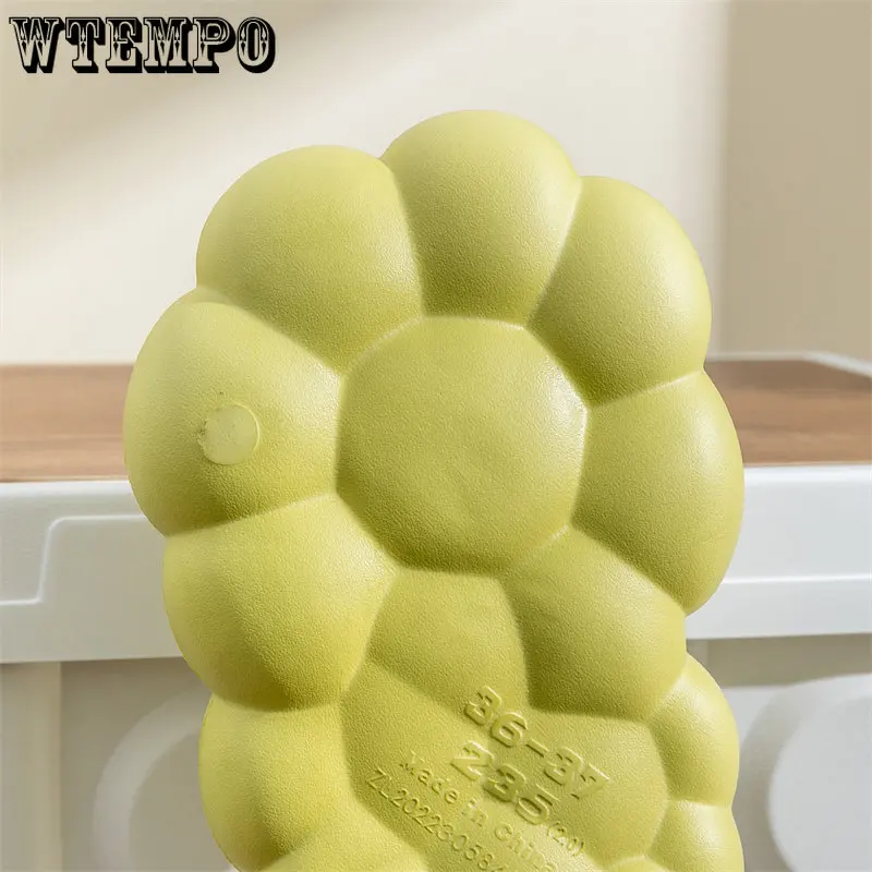 WTEMPO Super Cute Slippers Indoor Flower Slides for Women Girl Indoor Slippers Open Toe Platform Shoes Wholesale Dropshipping