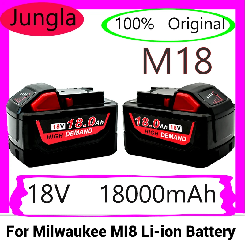 

Brand New 100% Original Milwaukee XC M18 M18b 18V 12800mah Lithium-ion 12.8 Ah Battery Charger for Cordless Tools