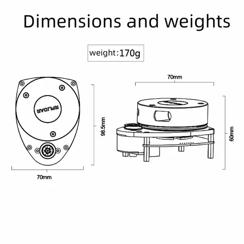 SLAMTEC RPLIDAR A1M8-R6 Лидар датчик