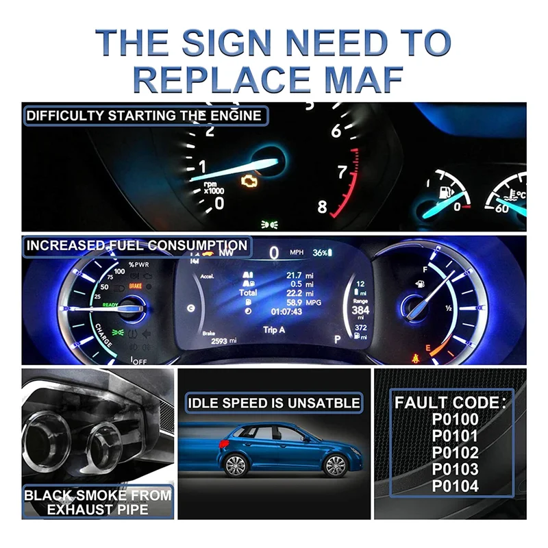 28100-39450 Датчик массового расхода воздуха MAF для Hyundai Santa Fe XG300 350 Kia Amanti Sedona Sorento 0280218090