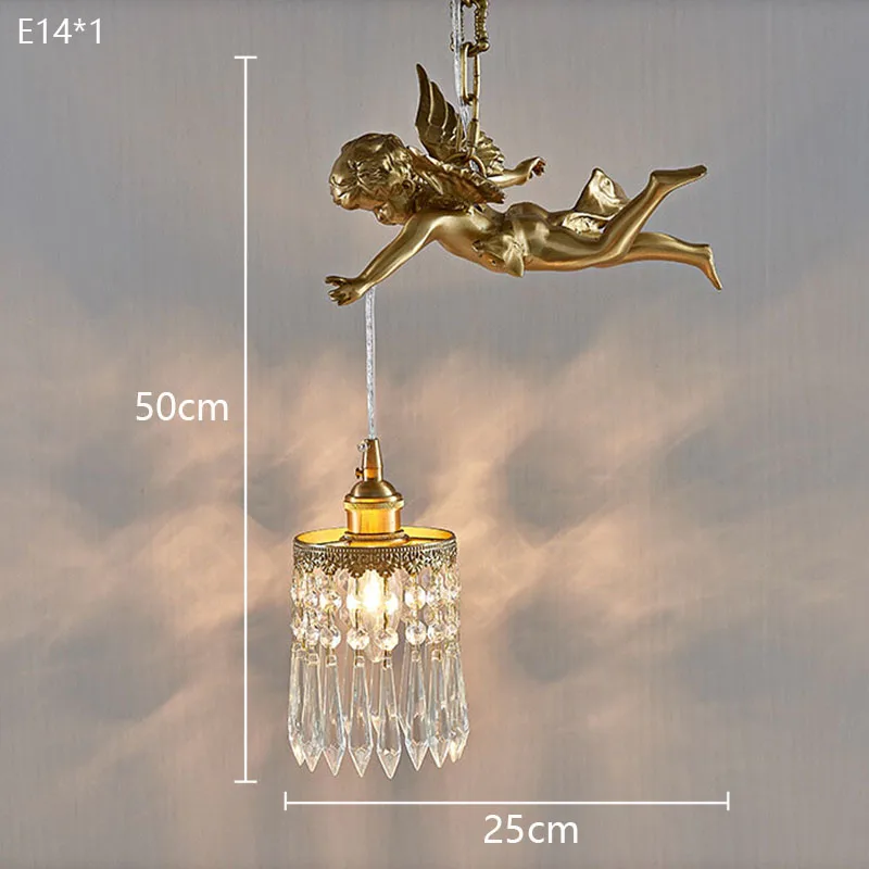 

Маленькая медная люстра BleakNight