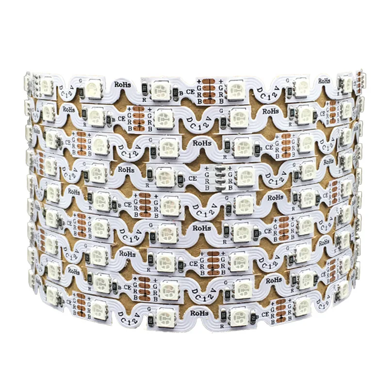 

Лента светодиодная Гибкая s/M 60led s/m S/m s Shape 5050 RGB, 12 в пост. Тока, 3000K/6000K