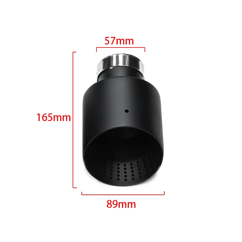 

1 шт. матовый автомобильный выхлопной наконечник из нержавеющей стали, универсальный наконечник выхлопной системы для VW GTI MK7 Golf7, насадка 63 мм, 60 мм, наконечник глушителя