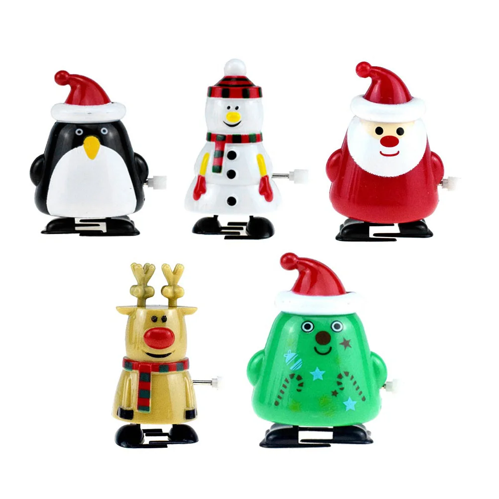 5 шт. детские игрушки обучающие рождественские сто заводной завод с животными