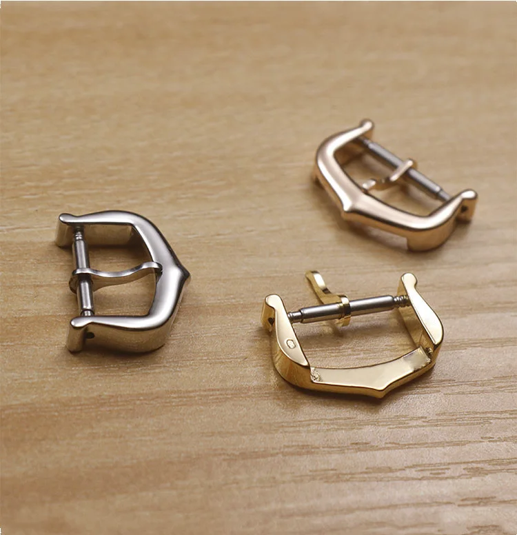 316L Stainless Steel Watch Buckle For Cartier Watch Replacement Clasp Gold Silver Rose 12mm 14mm 16mm 18mm