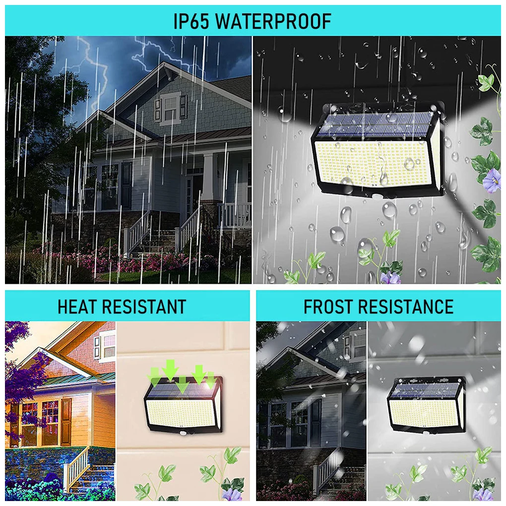 

Солнечная лампа с датчиком человека, водонепроницаемый автоматический светильник для сада, стены, двора, ландшафта, газона