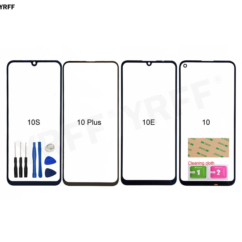 

Панель сенсорного экрана для Huawei Enjoy 10 Plus 10S 10E, передняя стеклянная панель (без сенсорного экрана), инструменты для ремонта телефонов