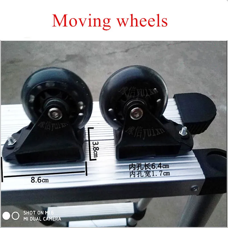 2 шт. телескопическая складная лестница из нейлона |