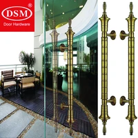 800mm Luxurious Bronze Entrance Door Handle Entry Glass Door Brass Pull Handles Wooden Doors Push Pulls Bar PA-269